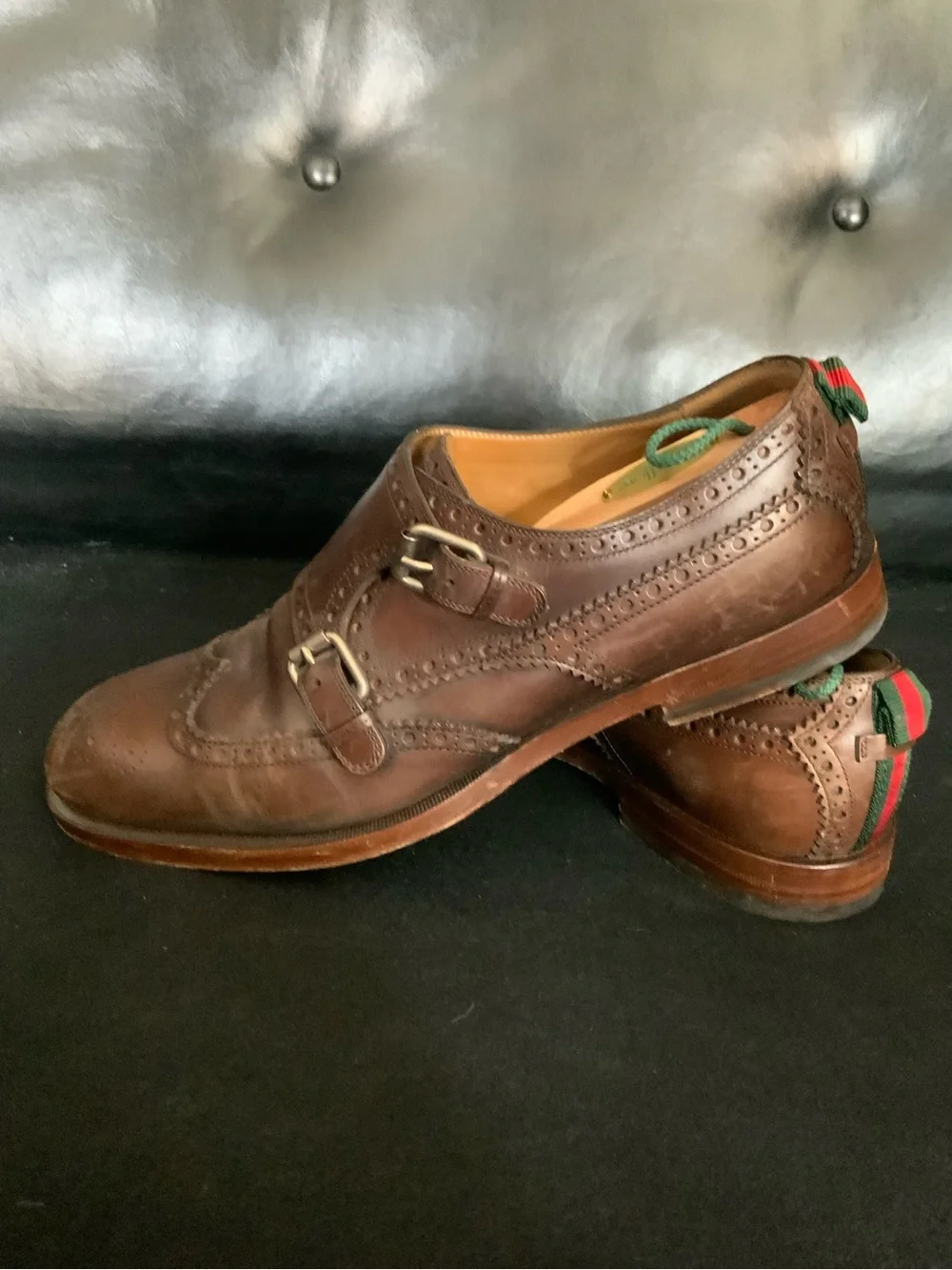 Gucci monk strap dress shoes